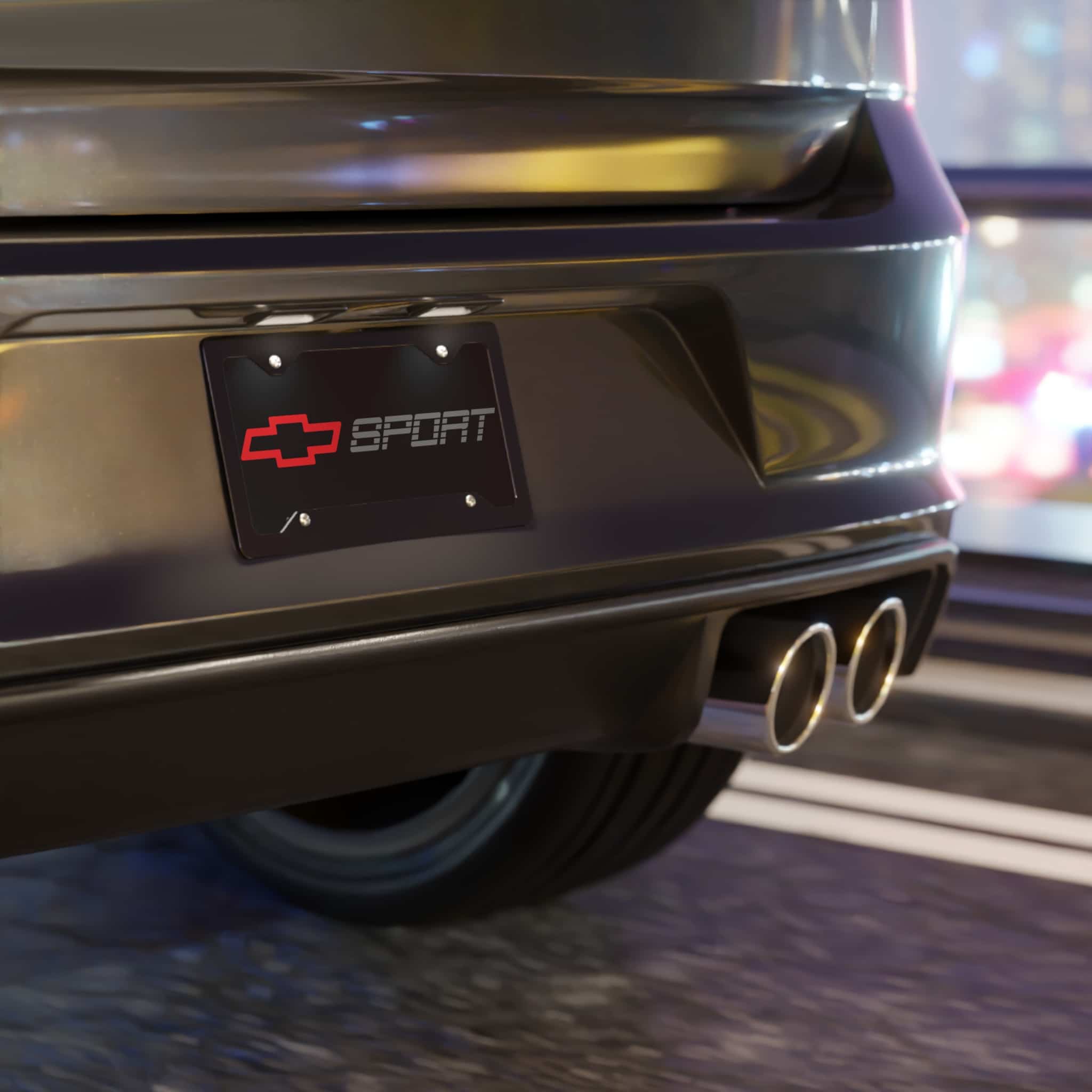 Chevy Sport License Plate