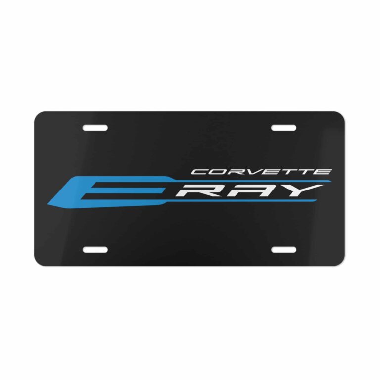 Corvette Eray License Plate