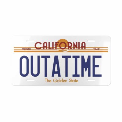 Back To The Future OUTATIME License Plate
