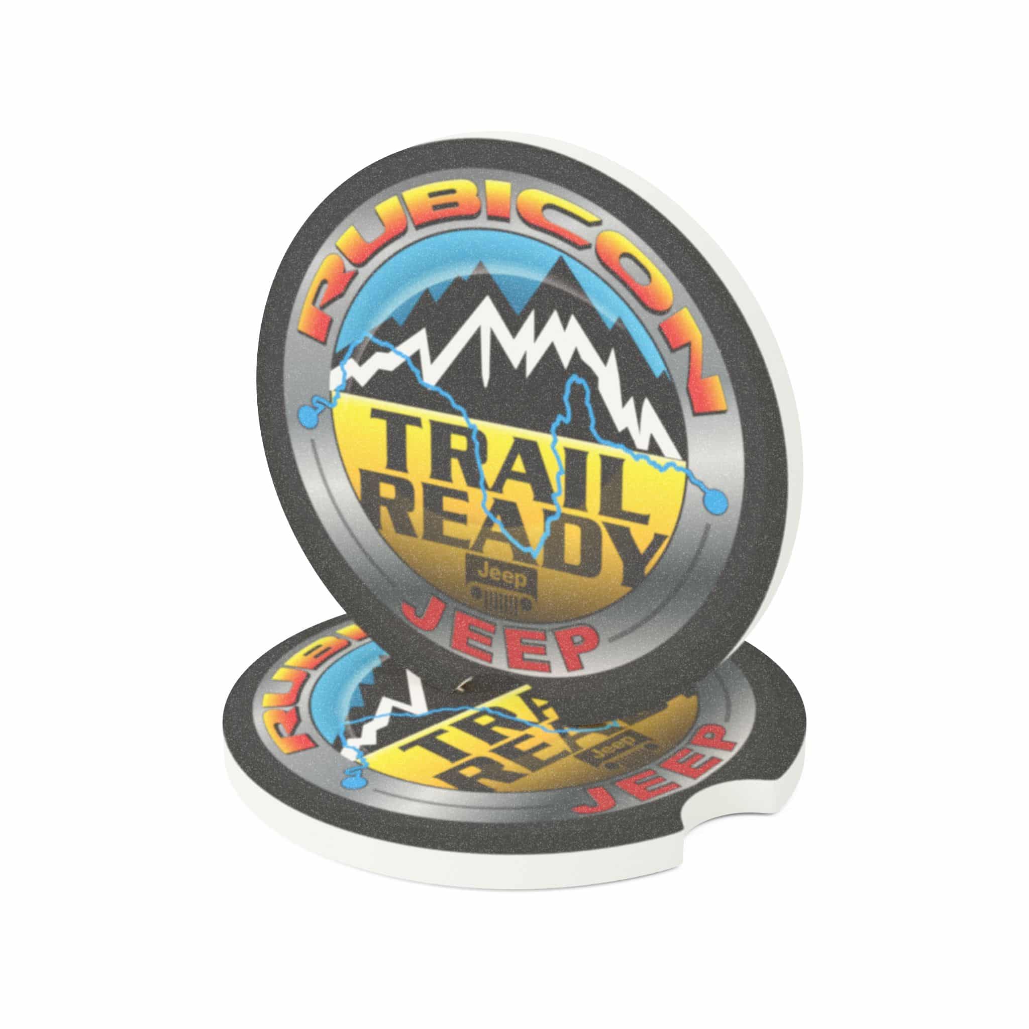 Jeep Rubicon Trail Rated Soapstone Car Coaster