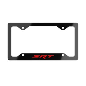 SRT Metal License Plate Frame