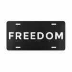 Charlie Kirk Freedom License Plate