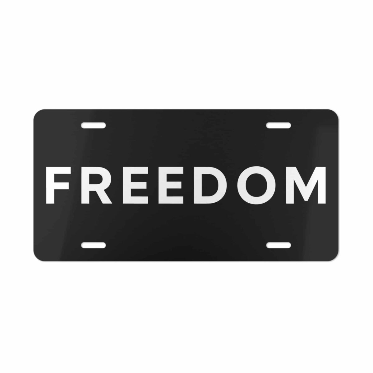 Charlie Kirk Freedom License Plate
