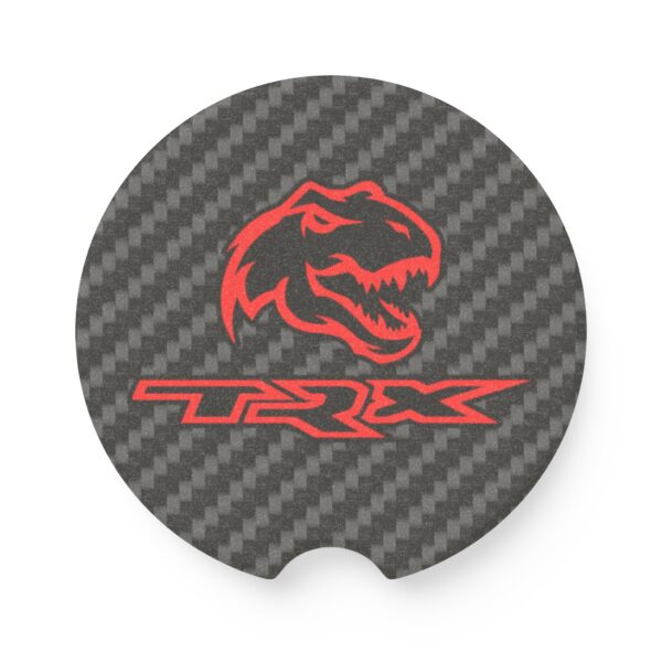 Ram TRX Carbon Fiber Soapstone Car Coaster