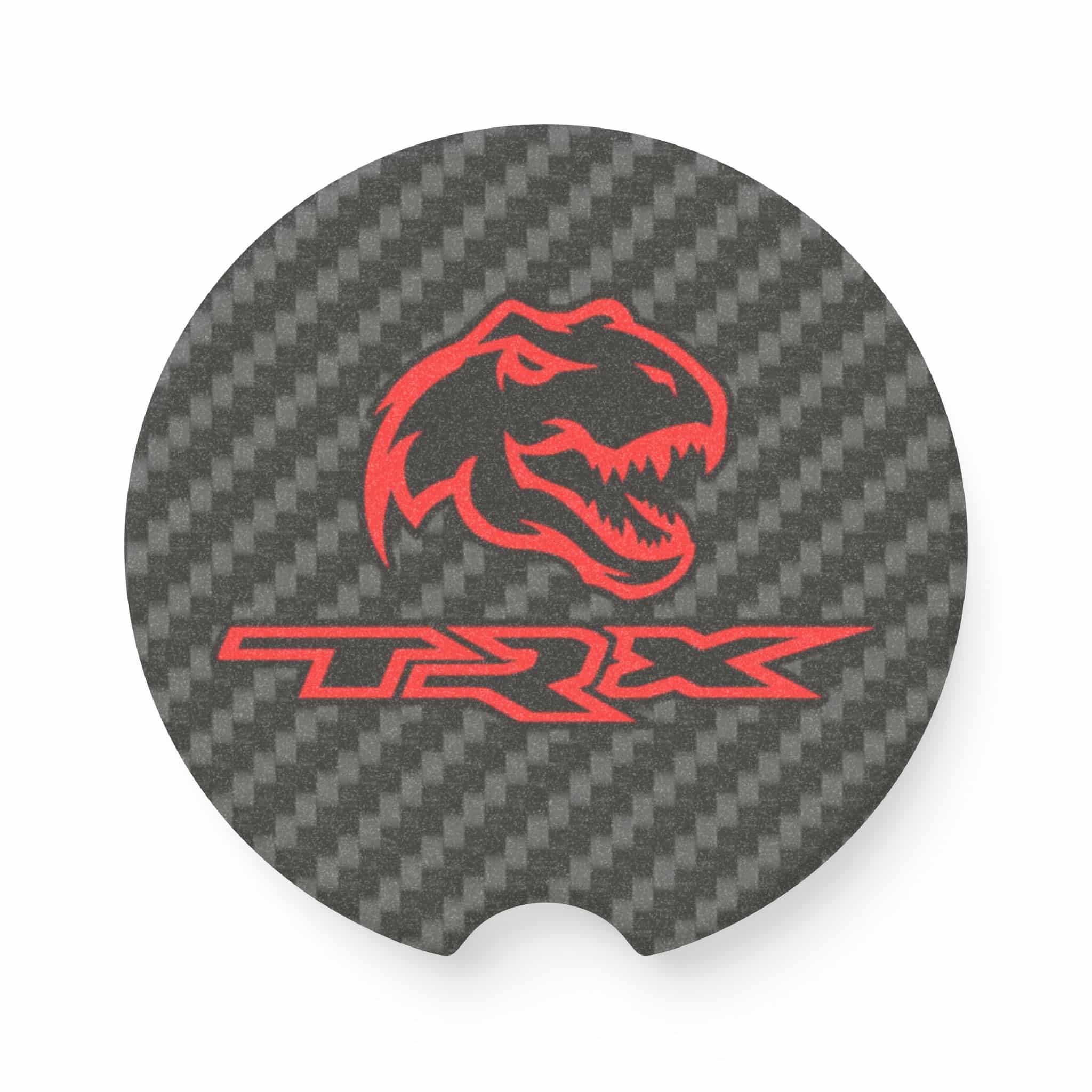 Ram TRX Carbon Fiber Soapstone Car Coaster