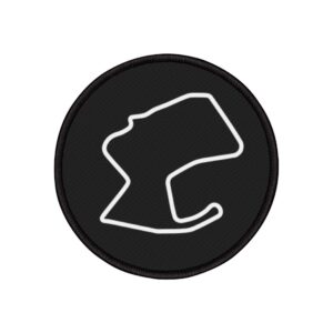 Laguna Seca Circle Iron-On Patch