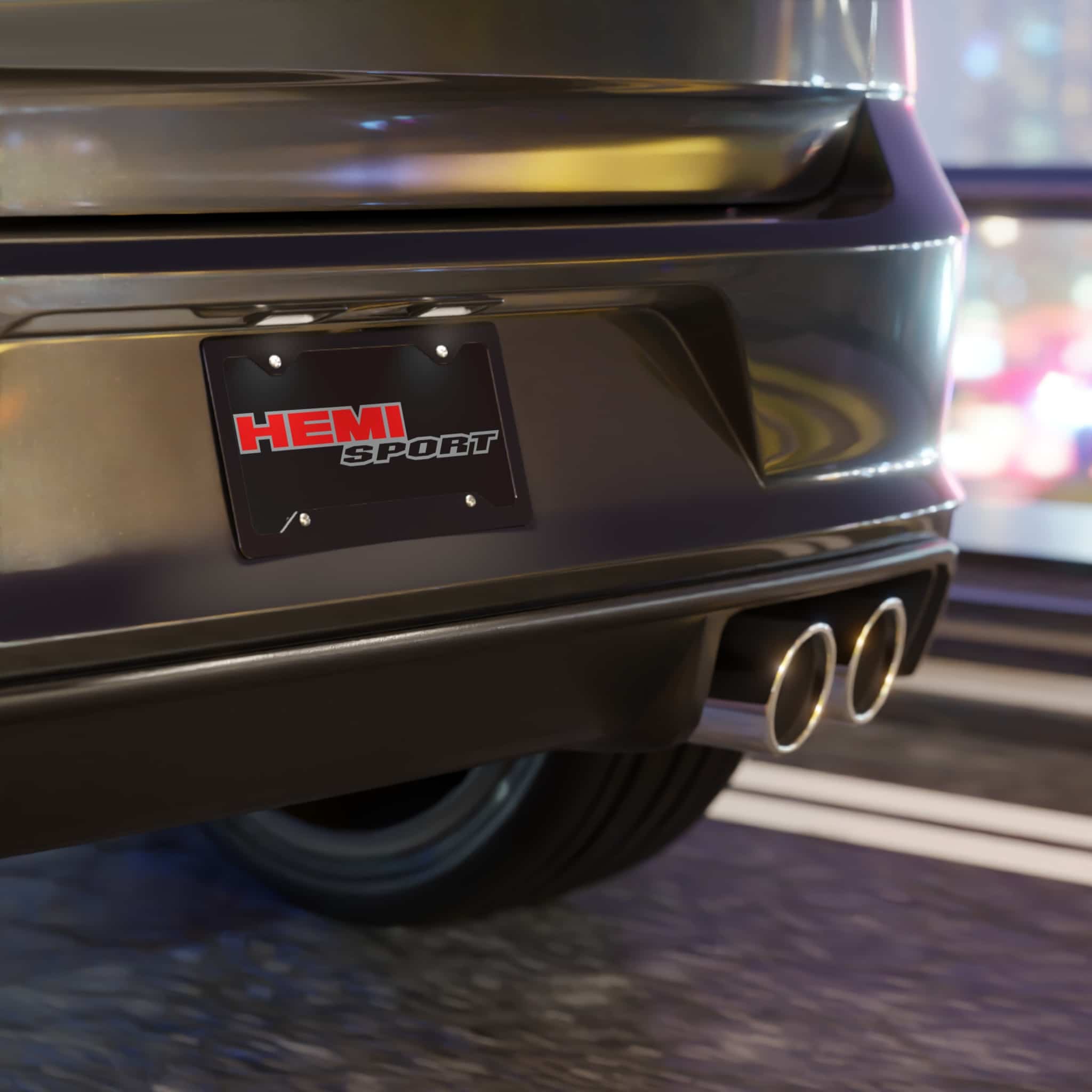 Hemi Sport License Plate