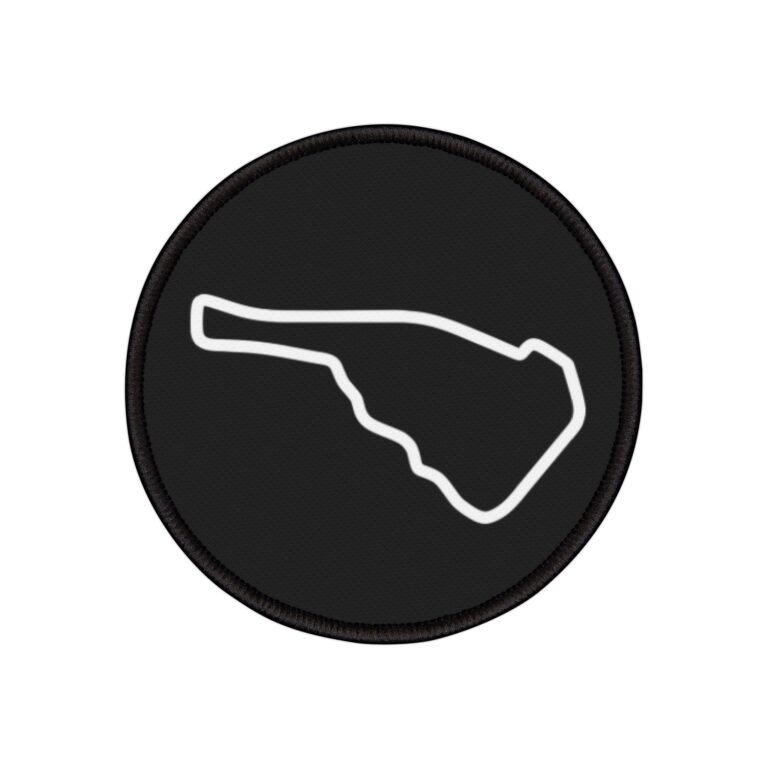 Road Atlanta Circle Iron-On Patch