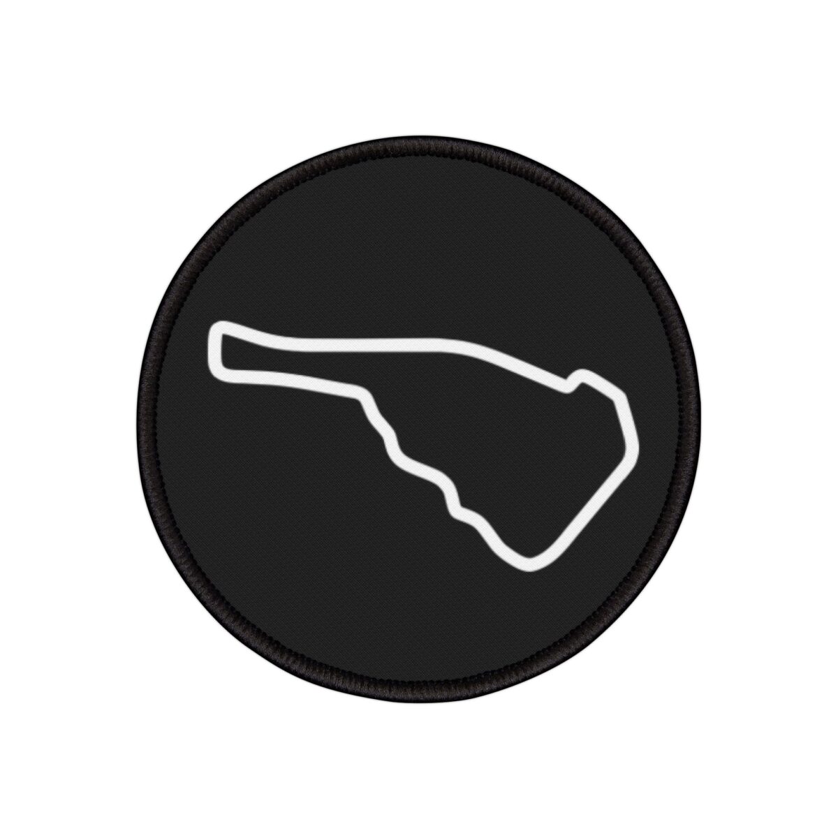 Road Atlanta Circle Iron-On Patch
