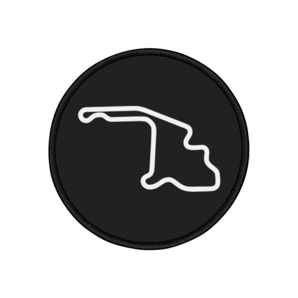 Mid-Ohio Main Course with Chicane Circle Iron-On Patch