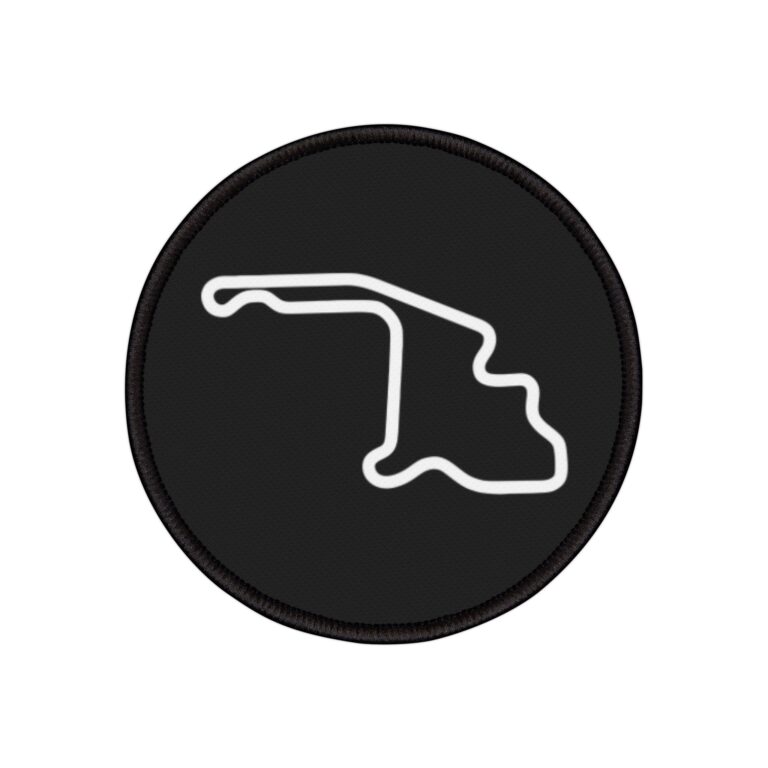 Mid-Ohio Main Course with Chicane Circle Iron-On Patch