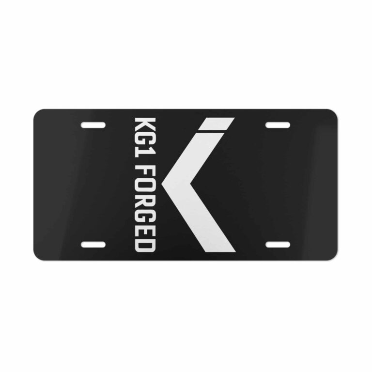 KG1 Forged License Plate