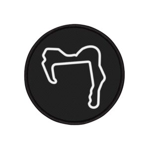 Buttonwillow Raceway Park #13 Circle Iron-On Patch