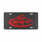 Team SRT Carbon Fiber License Plate