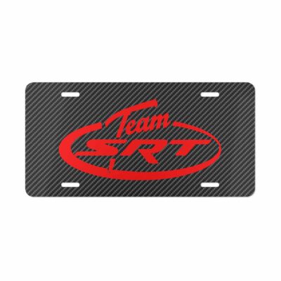 Team SRT Carbon Fiber License Plate
