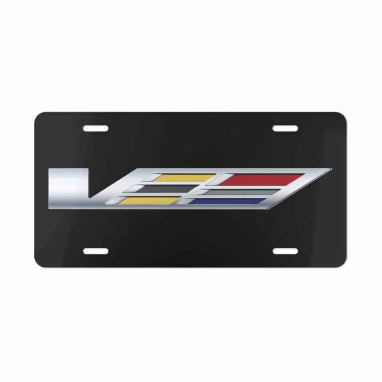 Cadillac V Series V3 License Plate