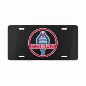 Shelby Mustang Cobra License Plate
