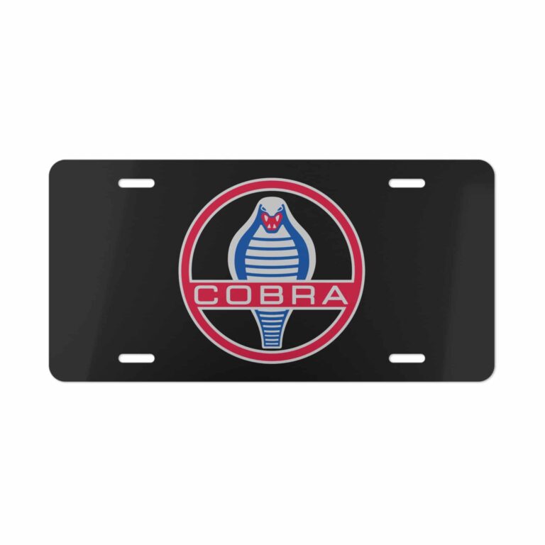 Shelby Mustang Cobra License Plate