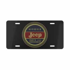 Jeep Approved Parts and Accessories License Plate