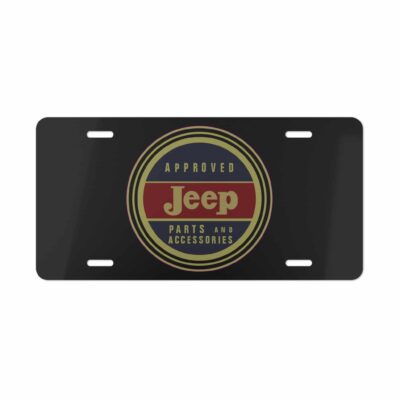 Jeep Approved Parts and Accessories License Plate