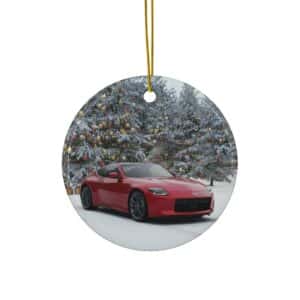 Nissan Z 400Z Ceramic Christmas Ornament