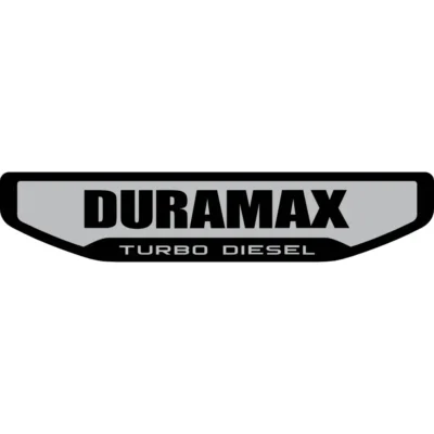 Duramax Turbo Diesel Badge Decal