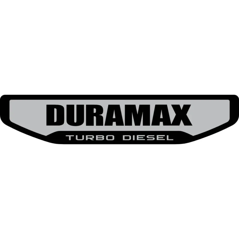 Duramax Turbo Diesel Badge Decal