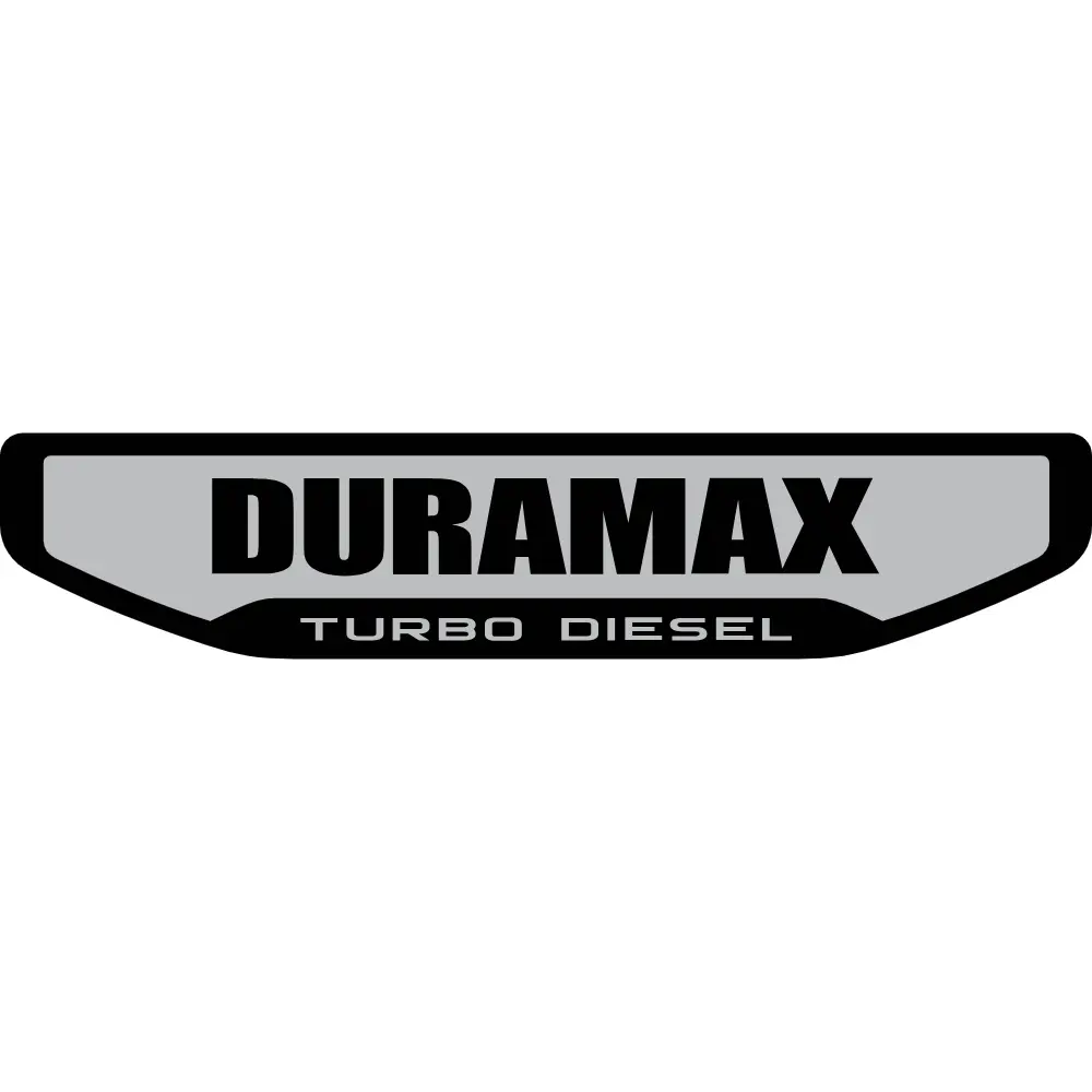 Duramax Turbo Diesel Badge Decal