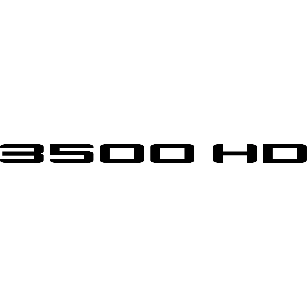 GMC 3500HD Decal