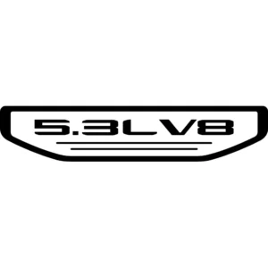 GMC 5.3L V8 Diecut Decal