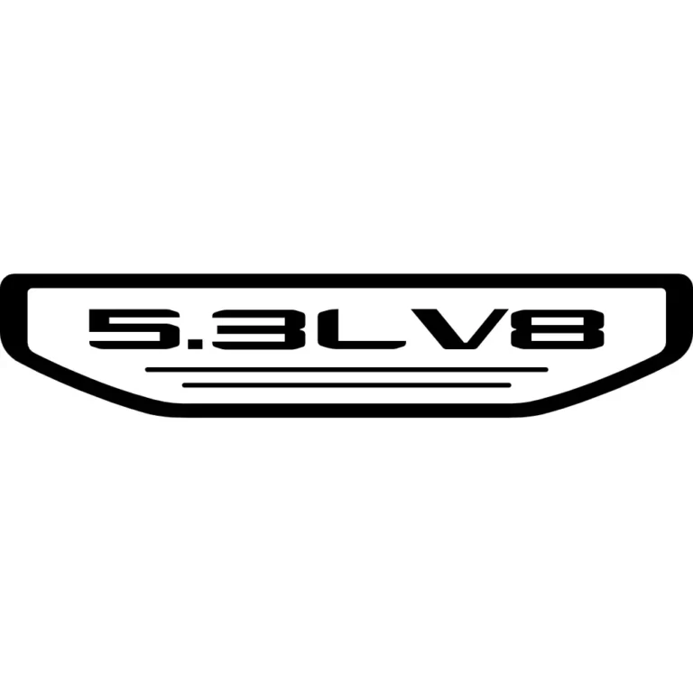 GMC 5.3L V8 Diecut Decal