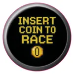 Insert Coin To Race Push To Start Button Overlay