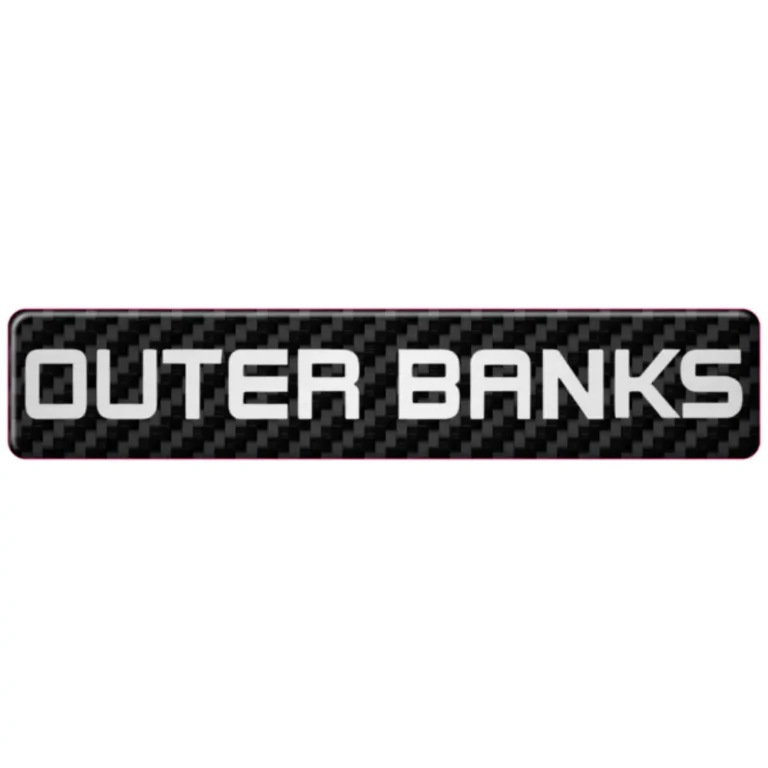 Ford Bronco Outer Banks Carbon Fiber Badge