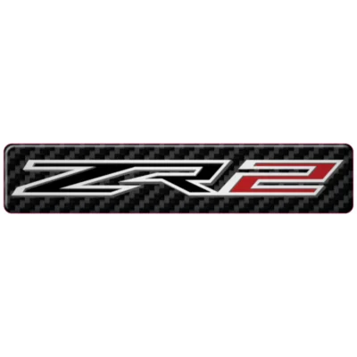 Chevy ZR2 Carbon Fiber Badge
