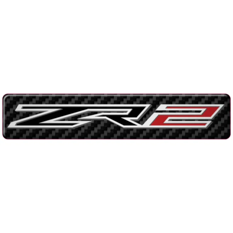 Chevy ZR2 Carbon Fiber Badge