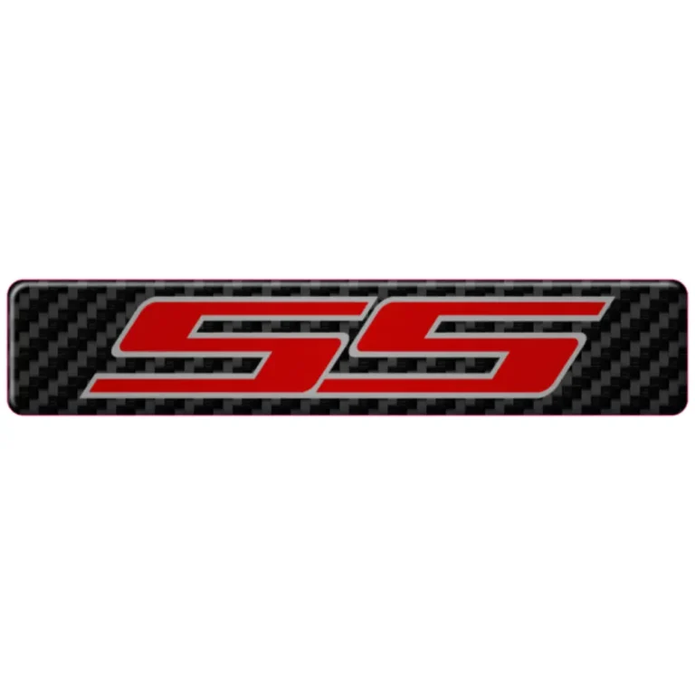 Chevy Camaro SS Carbon Fiber Badge