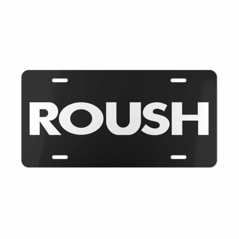 Roush License Plate