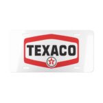 Texaco License Plate