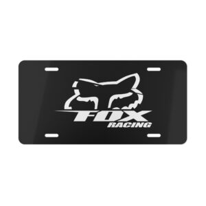 Fox Racing License Plate
