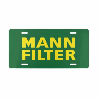 Mann Filter License Plate