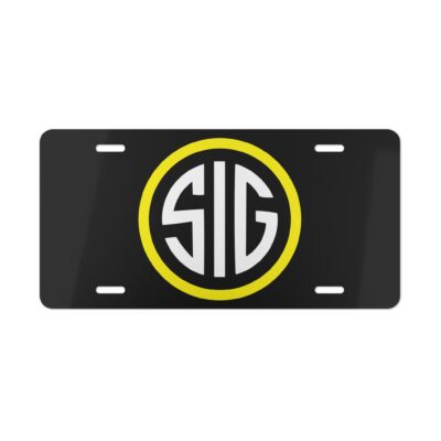 Sig Sauer License Plate