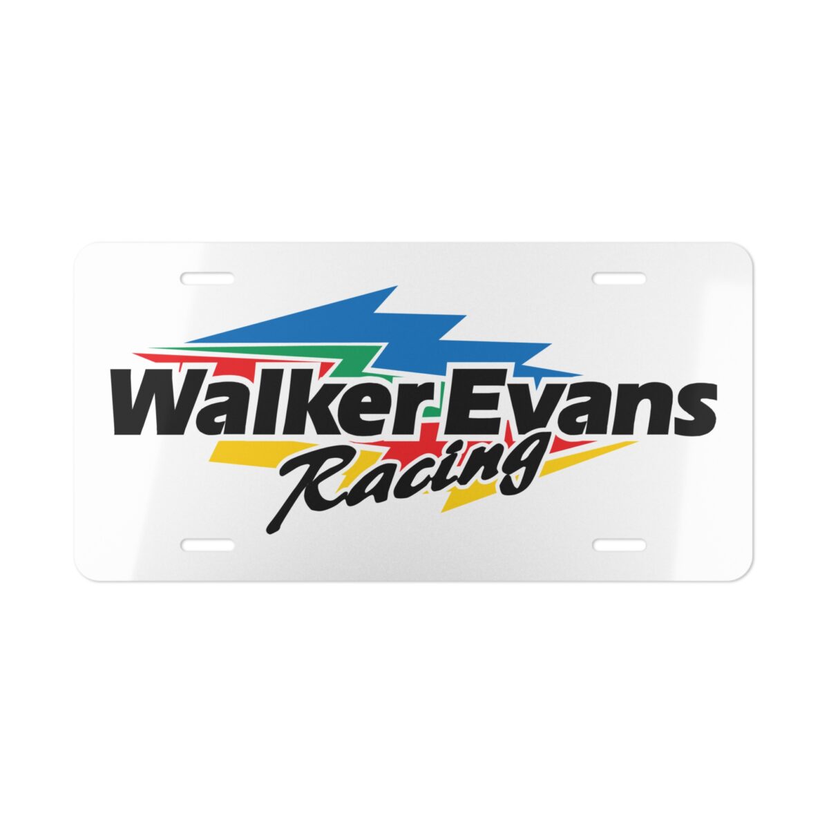 Walker Evans Racing License Plate