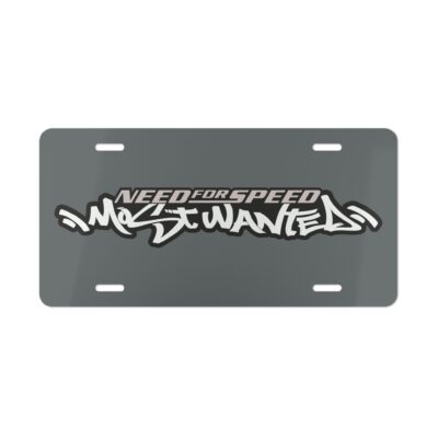 Need For Speed Most Wanted License Plate