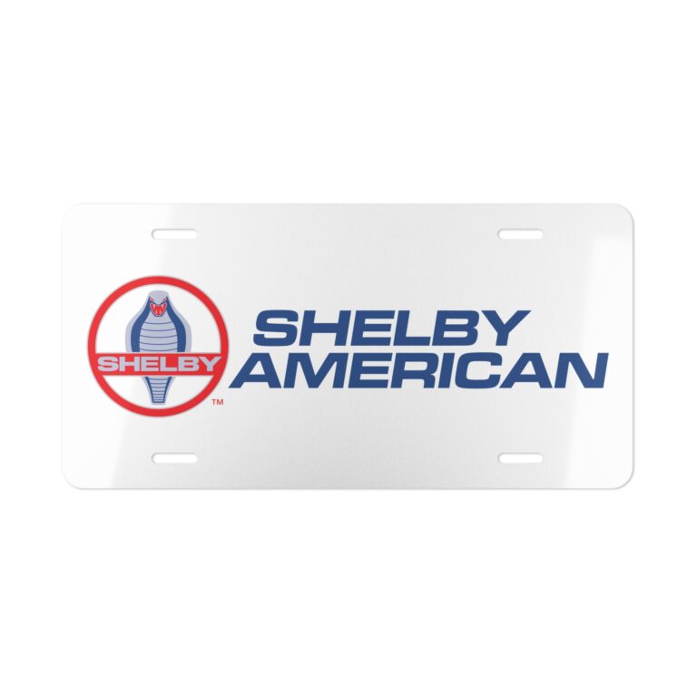 Shelby American License Plate