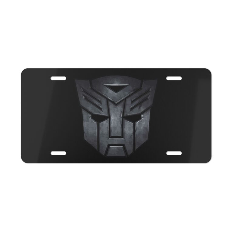 Autobot Transformers License Plate