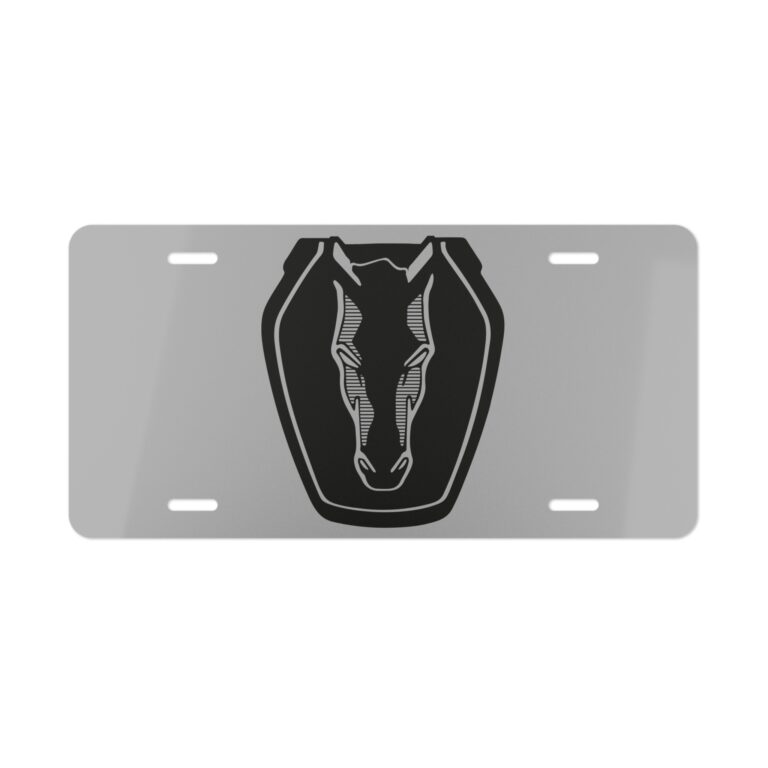 Mustang Dark Horse License Plate