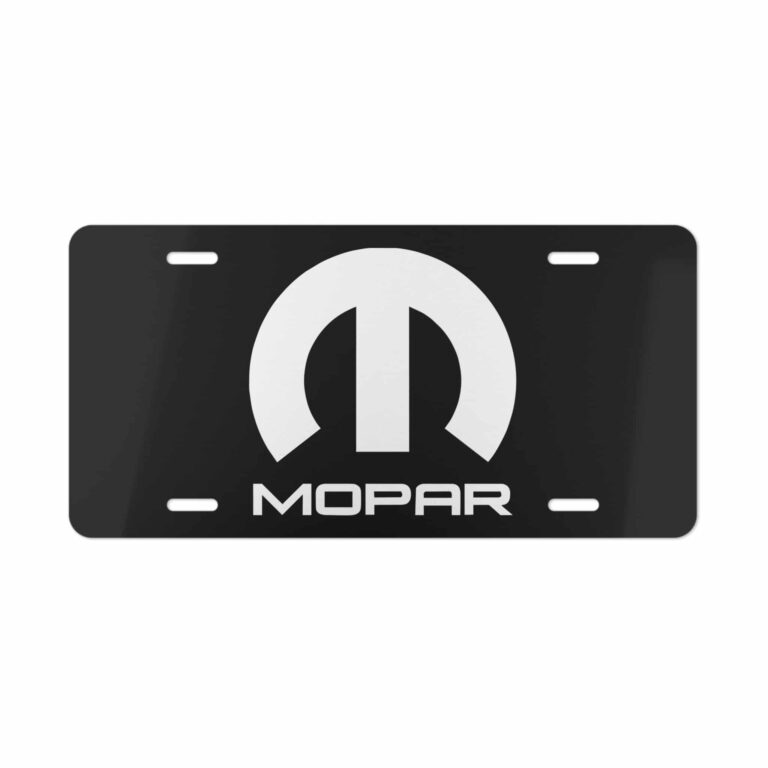 Mopar License Plate