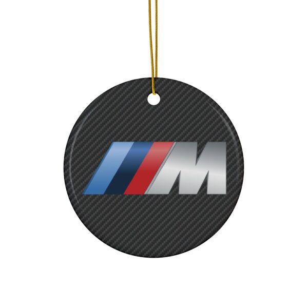 BMW M Series Carbon Fiber Ceramic Ornament