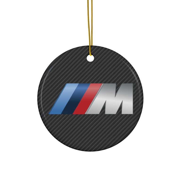 BMW M Series Carbon Fiber Ceramic Ornament