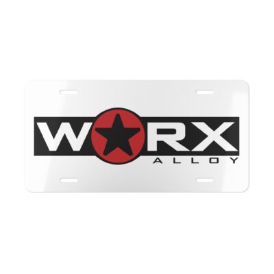Worx Alloy Wheels License Plate